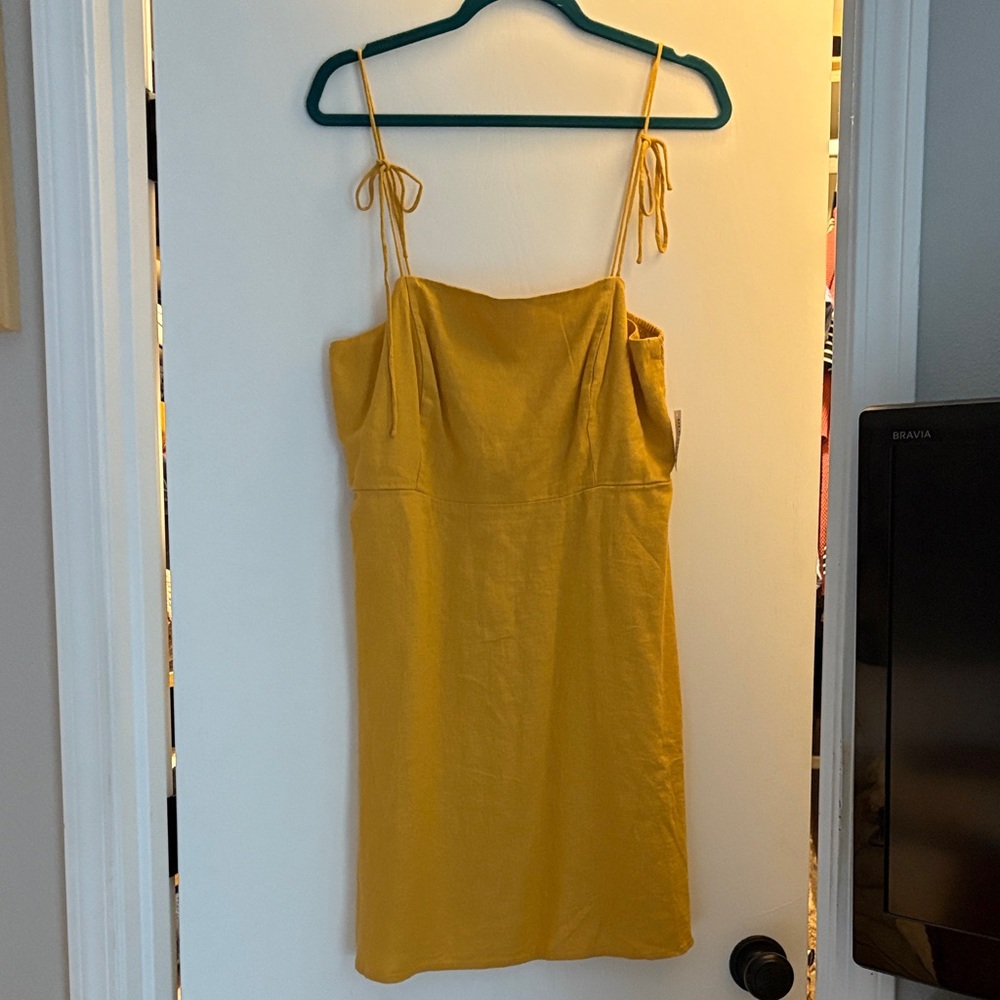 Old Navy Strapless Yellow Dress